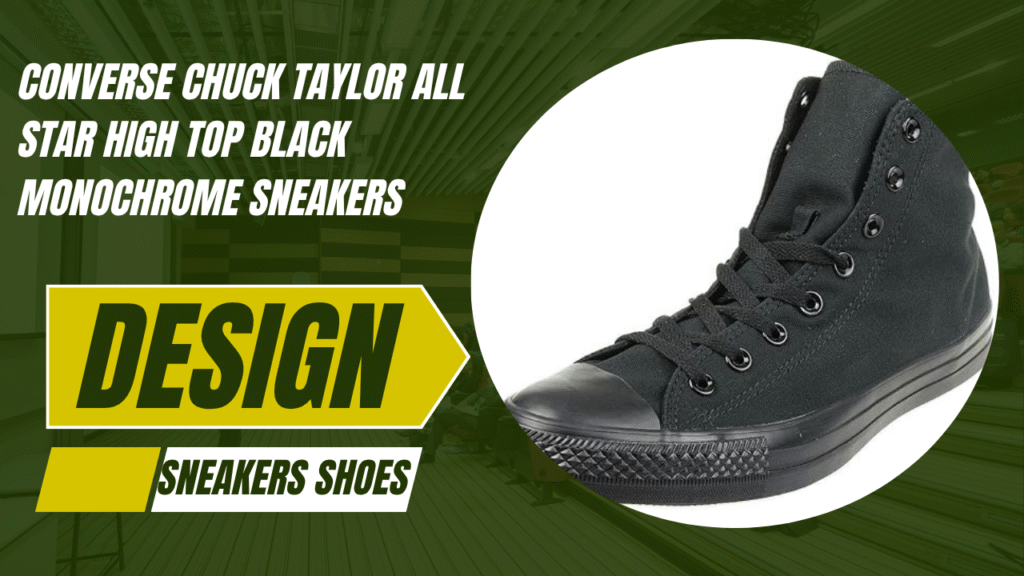 Converse black sneaker shoes